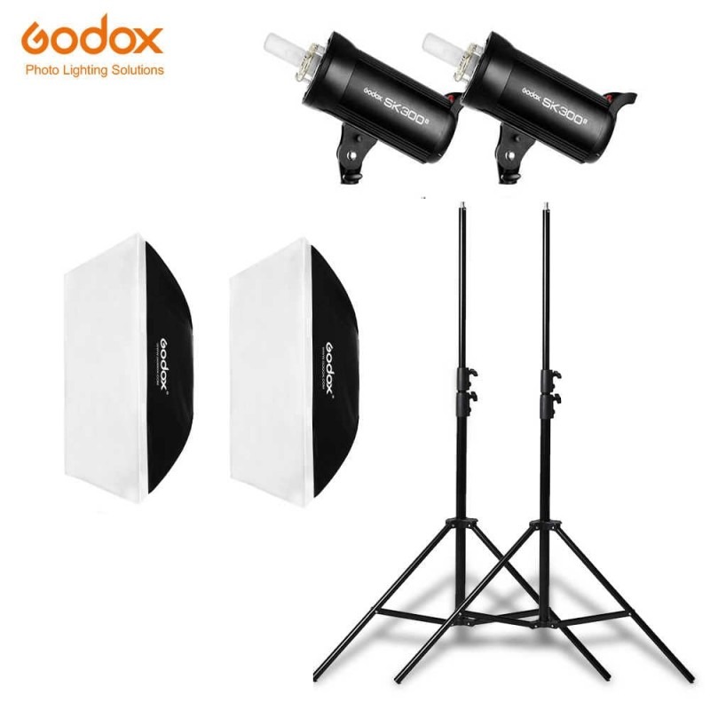 Godox SK300II Studio Strobe Light Kit